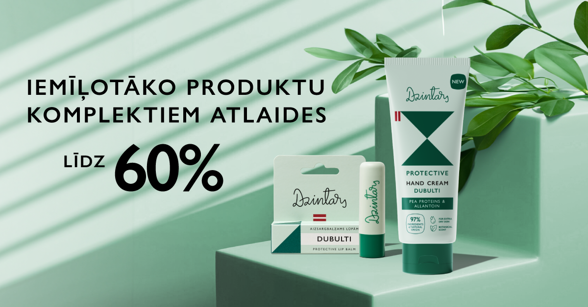 Dzintars produktu komplektiem 60% atlaides