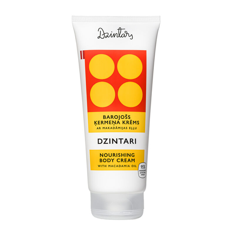 Barojošs ķermeņa krēms Dzintars Dzintari sausai ādai