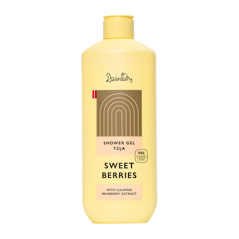 Dušas želeja Dzintars Tūja ar saldo ogu aromātu