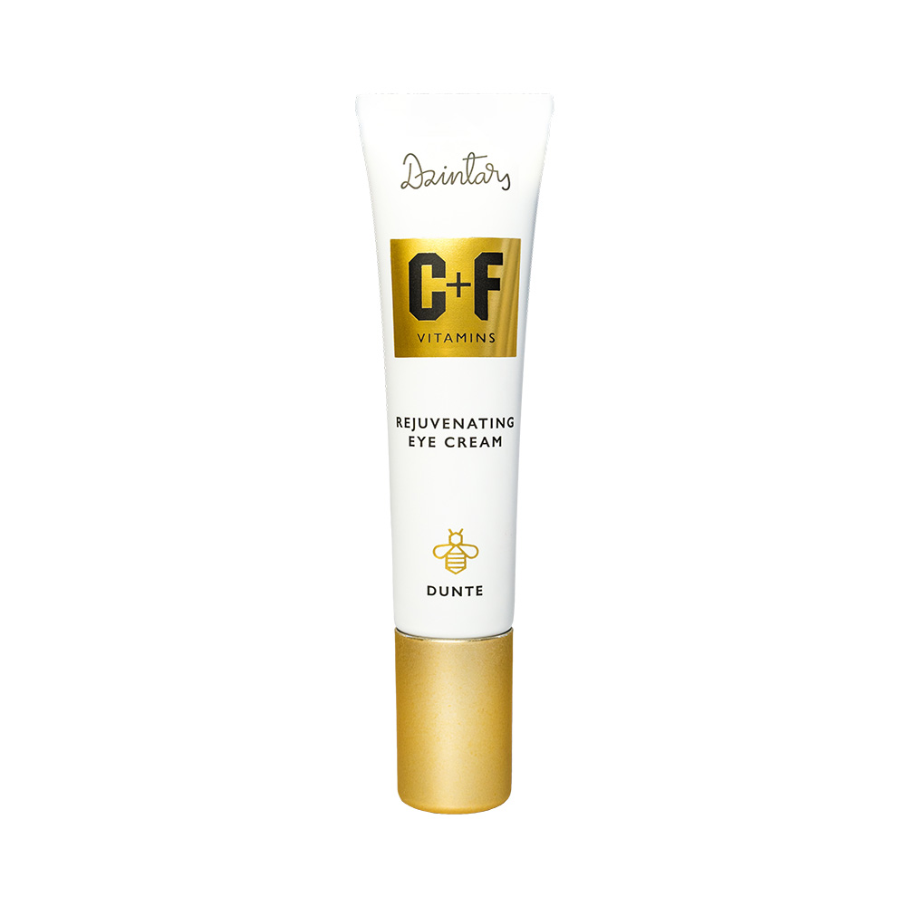 dzintars-dunte-rejuvenating-eye-cream-vitamins-cf-royal-jelly-15ml Dzintars Dunte Rejuvenating Eye Cream with vitamins C and F and royal jelly – anti-aging eye area cream 15ml, white tube with gold cap