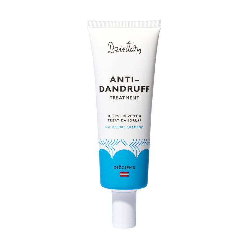 Dzintars Dižciems Anti-Dandruff Treatment 75ml with piroctone olamine and tea tree oil