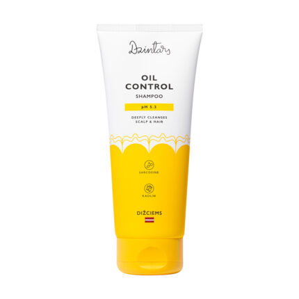 Dzintars Dižciems Oil Control Shampoo 200ml with sarcosine and kaolin for oily scalp