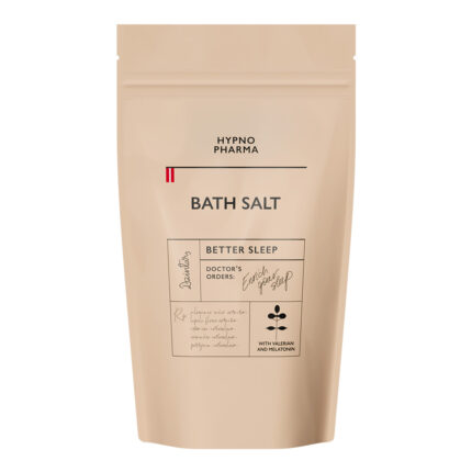 Dzintars Hypno Pharma Bath Salt 400g with valerian extract, sea salt and melatonin for better sleep