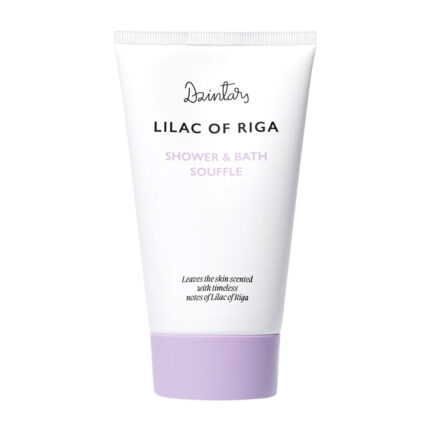 Dzintars Lilac of Riga Shower and Bath Souffle 125g with lilac extract and floral oriental fragrance notes
