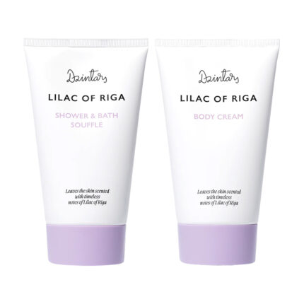 Dzintars Lilac of Riga set with Shower and Bath Souffle 125g and Body Cream 125ml with lilac extract