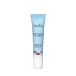 Dzintars Roja Moisturising Eye Serum in a light blue tube, revitalises and hydrates the eye area skin