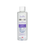 Dzintars Roja 3-in-1 Micellar Water 200ml in a clear bottle with purple label, amber and pine bark extract, 98% natural origin
