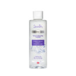 Dzintars Roja Moisturising Toner in a clear bottle with purple label, amber and pine bark extract with hyaluronic acid