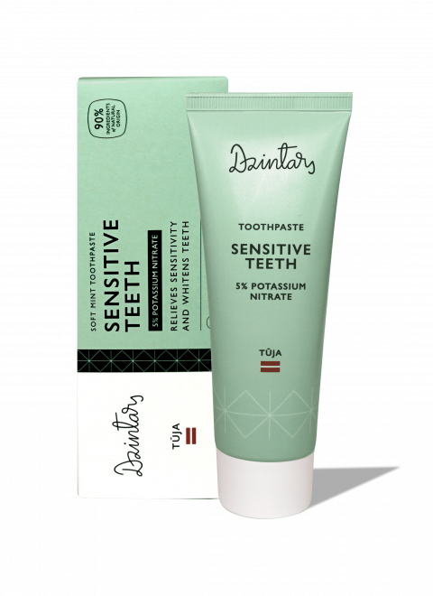 Sensitive Teeth Toothpaste Tūja_tube and box_3000-min